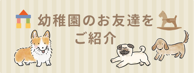 幼稚園のお友達をご紹介